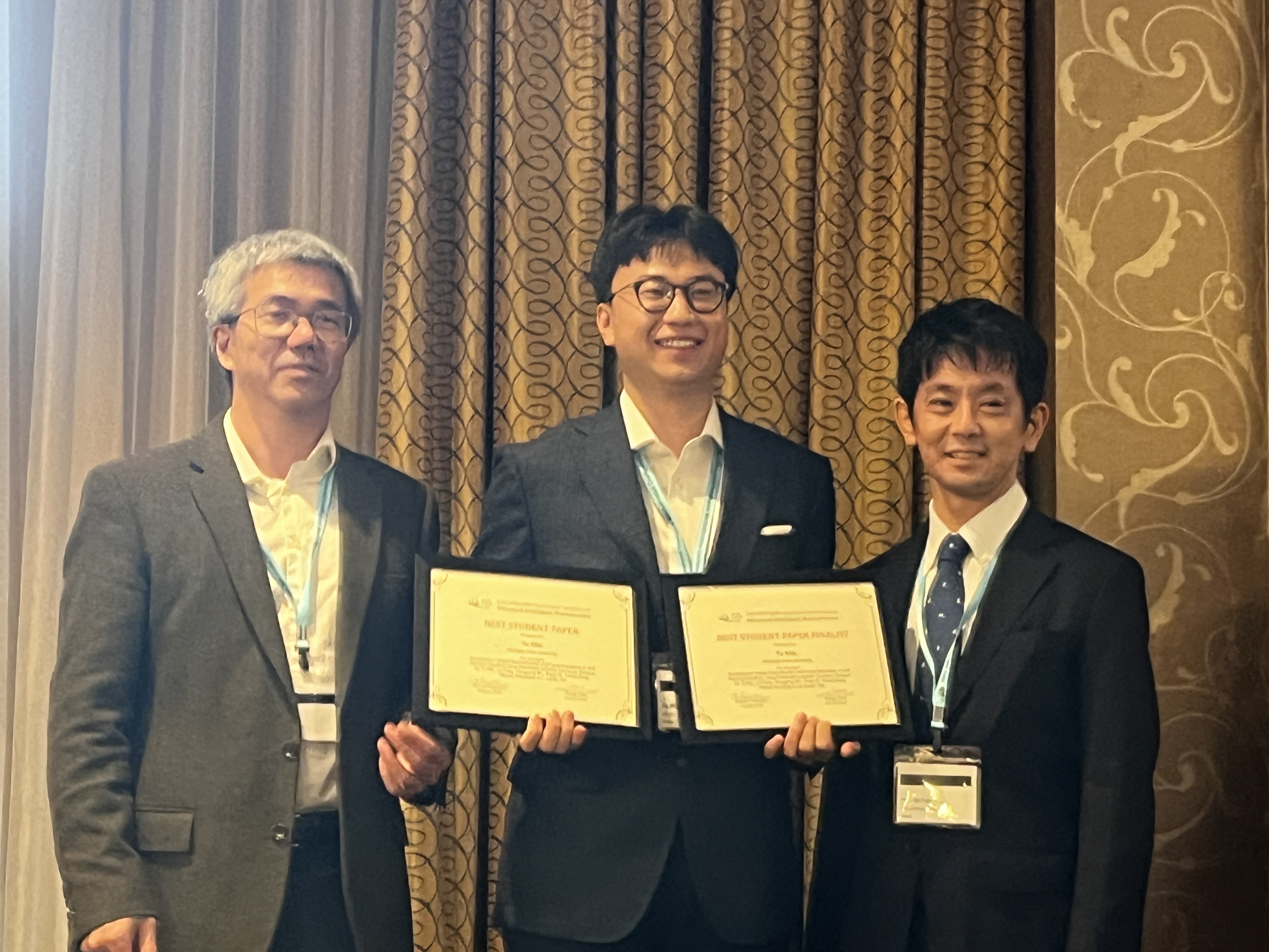 Photo 1 of 3: Received the Best Student Paper Award at IEEE AIM 2024.