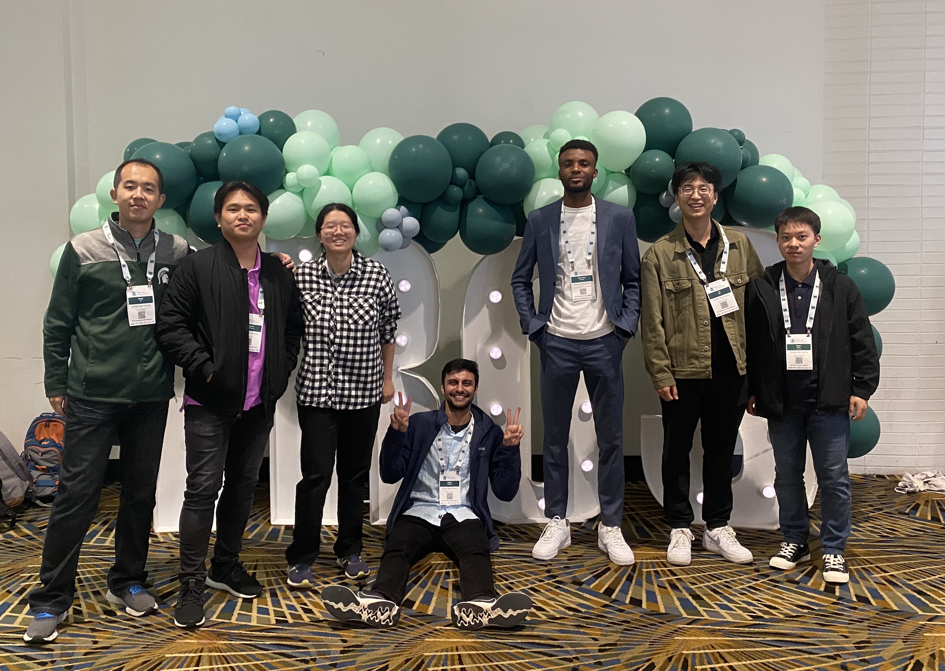 Photo 1 of 2: Attended IROS 2023 with the MSU robotics community.
