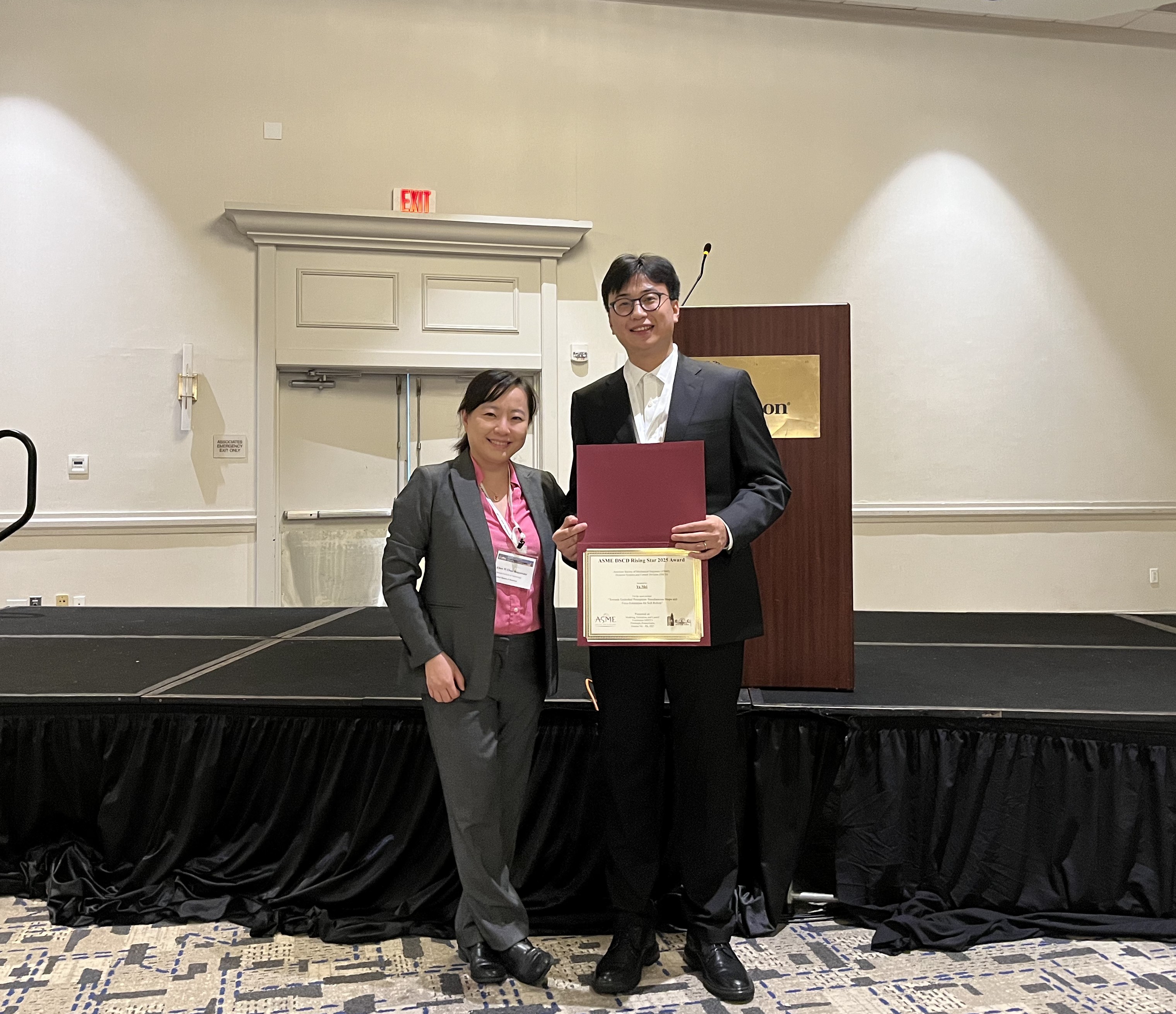 Photo 1 of 2: Recognized as 2025 ASME DSCD Rising Star.
